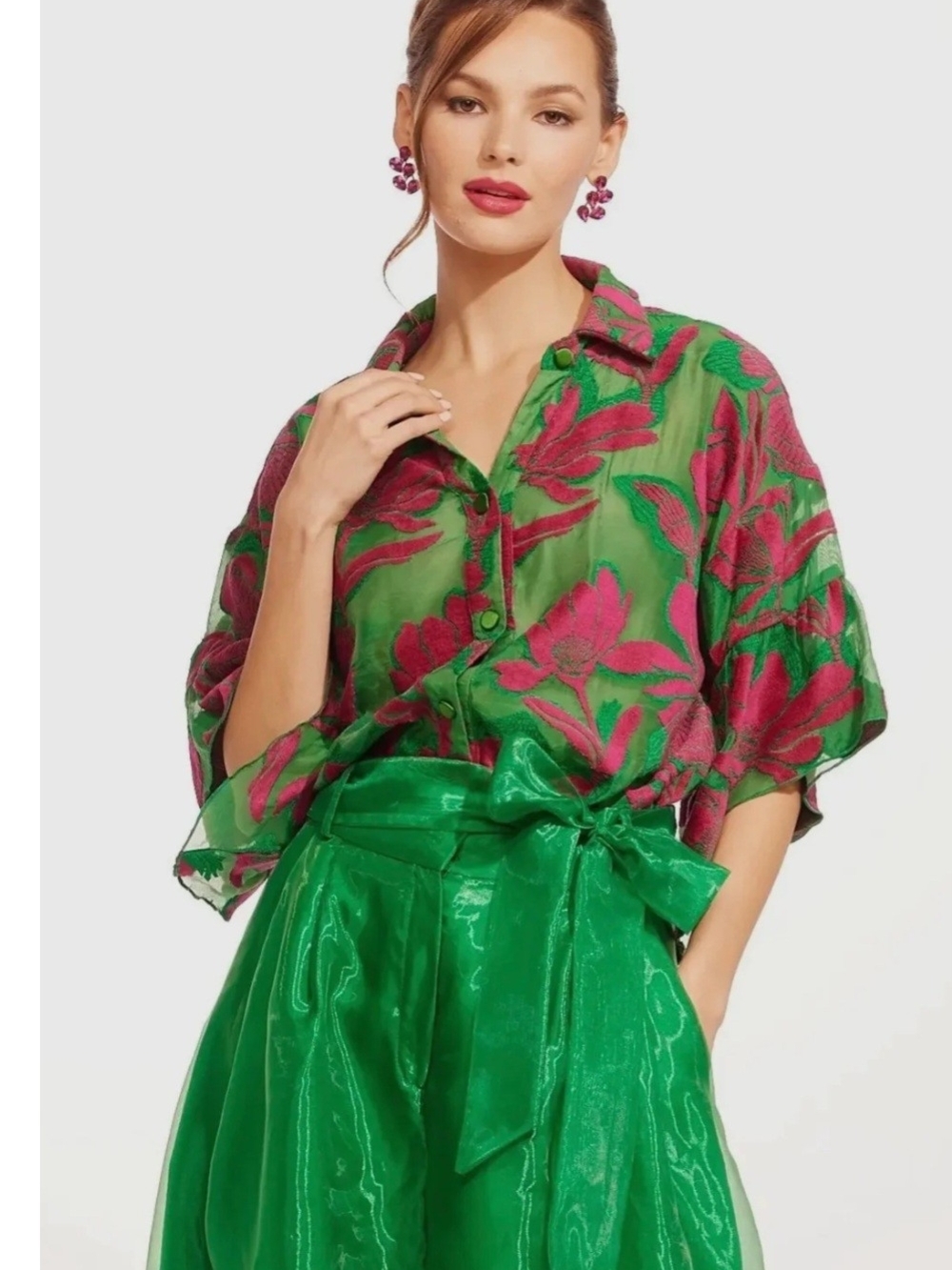 Eva Franco By Anthropologie The Maurice Top Camilla Bloom